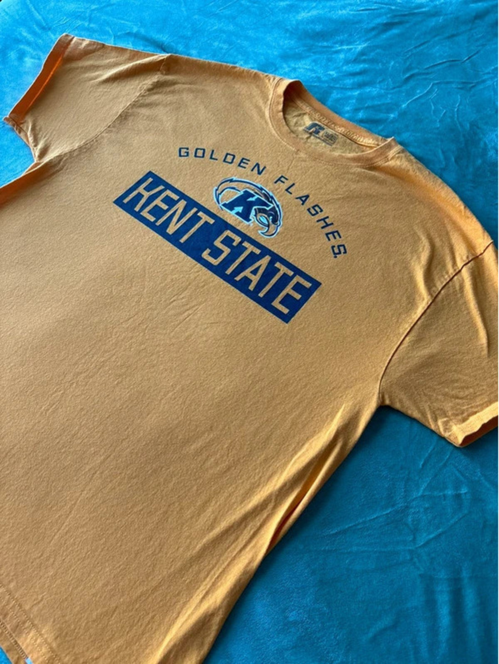Kent State Golden Flashes T-Shirt Russell Athletic Men's XL Gold [COPY]